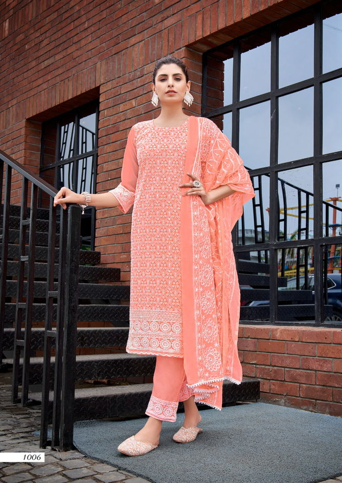 Parra Zoya New Designer Festive Wear Kurti Pant and Dupatta Readymade Collection